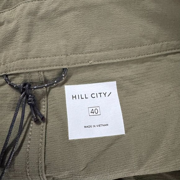 Hill City Surp Boardshort Mens Size 40 Green Nylon Spandex Swim NWT SS-1820 - Picture 7 of 10